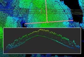 Obra e processamento topográfico
